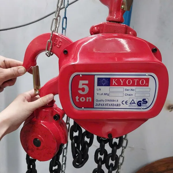 Pa lăng xích kéo tay 5 tấn Kyoto