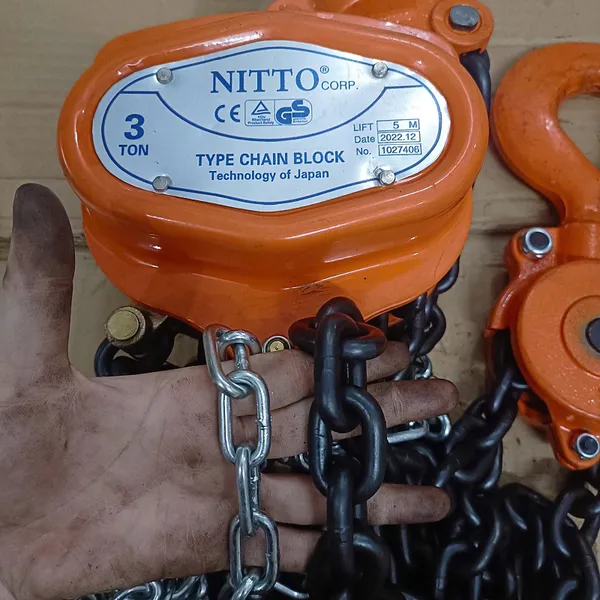 Pa lăng xích kéo tay 3 tấn NITTO