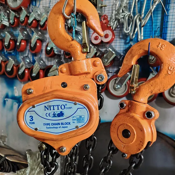 Pa lăng xích kéo tay 3 tấn NITTO