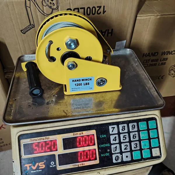 Tời quay tay tự khóa MAXIMUS LS  1200lbs