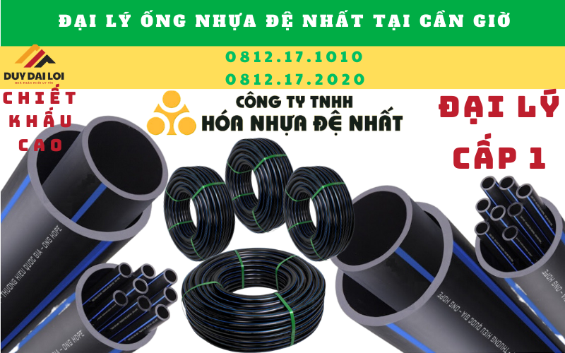 Đại lý ống nhựa đệ nhất tại Cần Giờ Đại lý ống nhựa đệ nhất tại Cần Giờ
