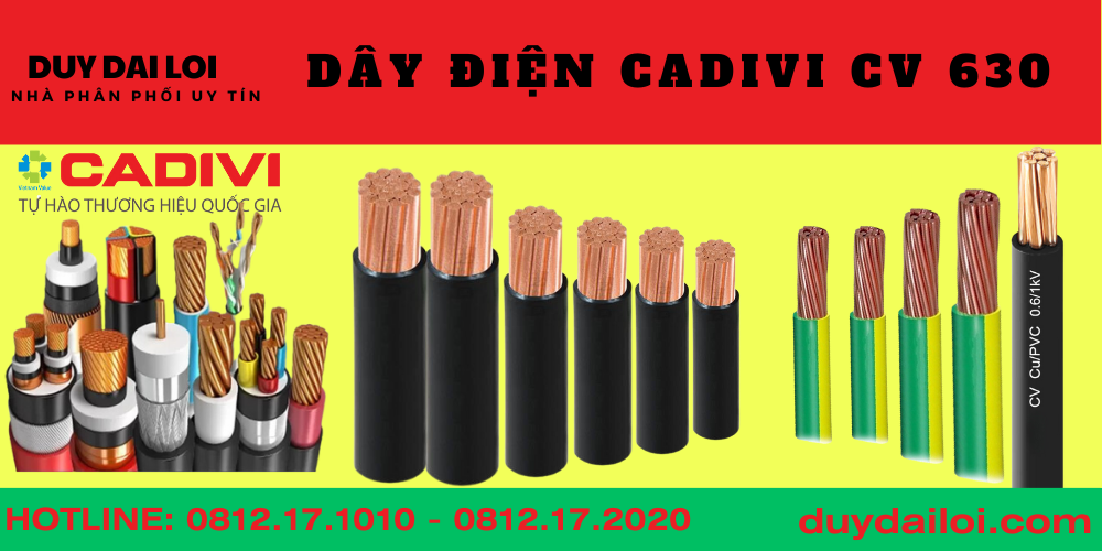 Dây điện cadivi CV 630 Dây điện cadivi CV 630