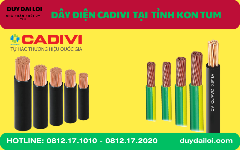 Dây điện cadivi tại kon tum Dây điện cadivi tại kon tum