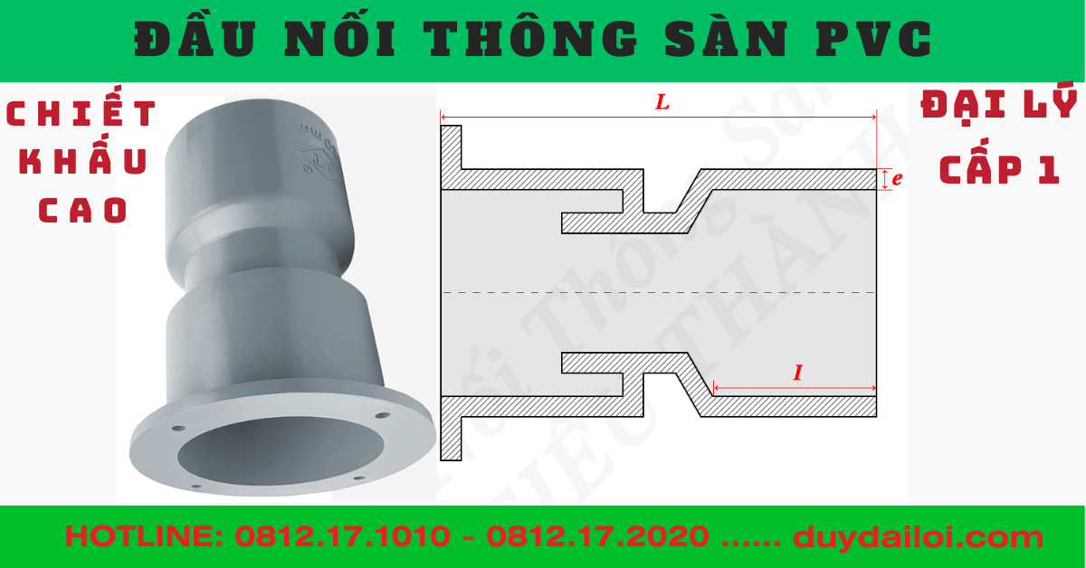 Thông số nối thông sàn pvc Thông số nối thông sàn pvc