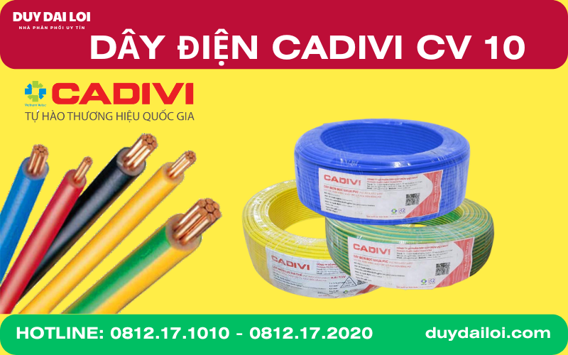 Dây điện cadivi CV 10 Dây điện cadivi CV 10