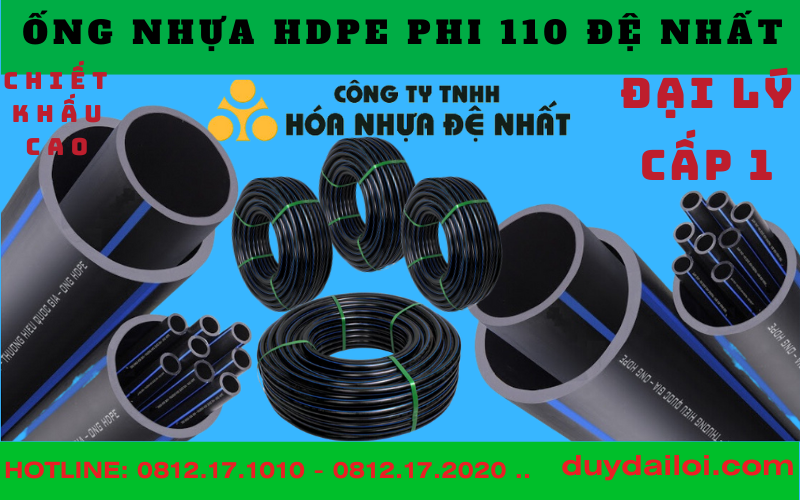 Ống HDPE 110 Đệ Nhất Ống HDPE 110 Đệ Nhất