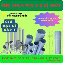 ỐNG NHỰA PVC 315 ĐỆ NHẤT