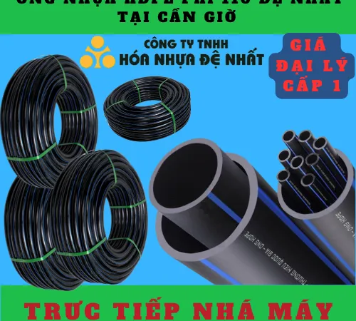 ỐNG HDPE PHI 110 ĐỆ NHẤT TẠI CẦN GIỜ