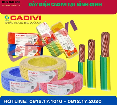 ĐẠI LÝ DÂY ĐIỆN CADIVI TẠI  BÌNH ĐỊNH