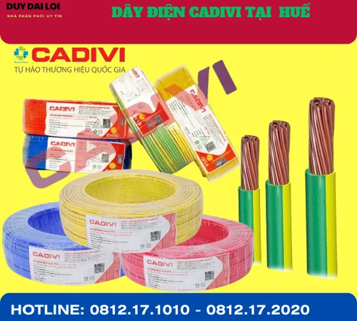 ĐẠI LÝ DÂY ĐIỆN CADIVI TẠI HUẾ