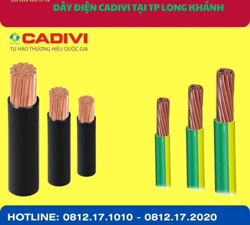 ĐẠI LÝ DÂY ĐIỆN CADIVI TẠI TP LONG KHÁNH