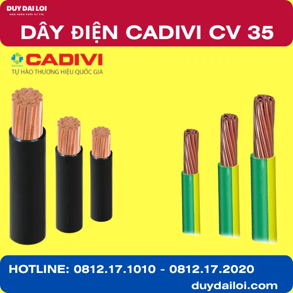 DÂY ĐIỆN CADIVI CV 35
