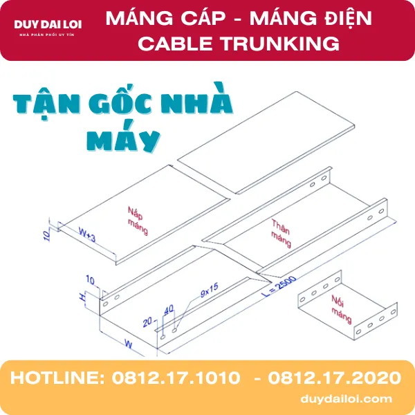 MÁNG CÁP - MÁNG ĐIỆN - TRUNKING