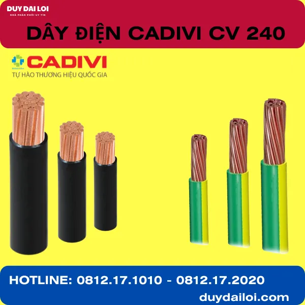 DÂY ĐIỆN CADIVI CV 240