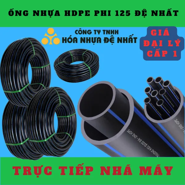 ỐNG HDPE PHI 125 ĐỆ NHẤT