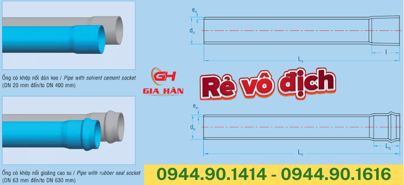 tieu chuan ky thuat ong pvc binh minh 168