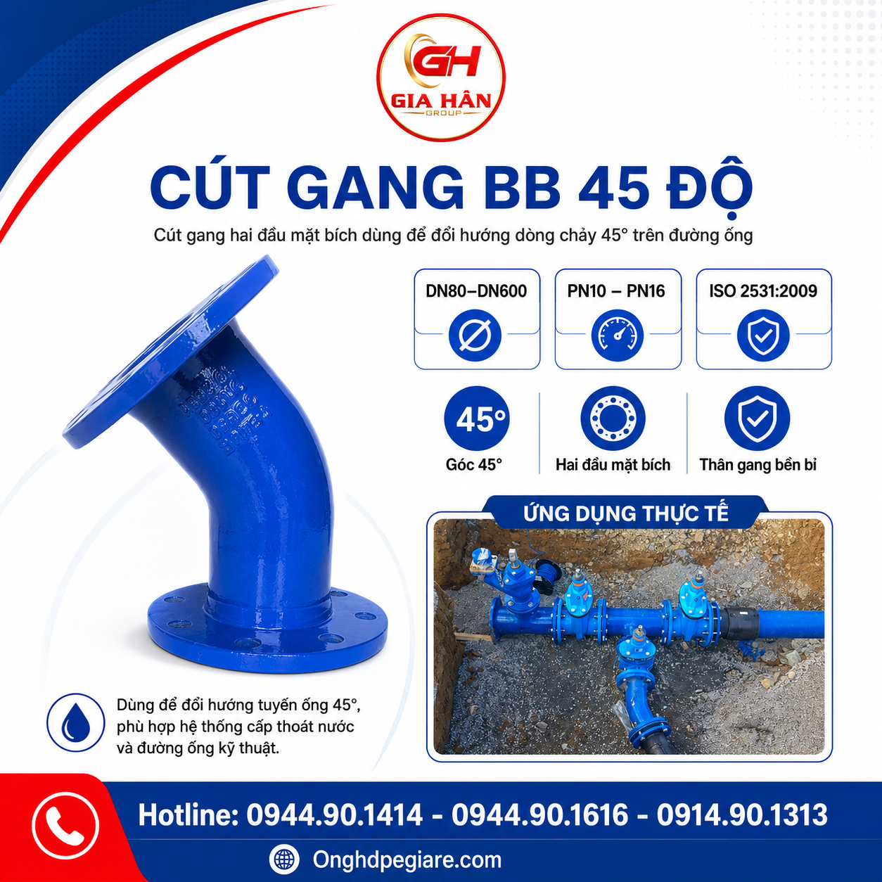 Cút Gang BB 45 Độ Là Gì?