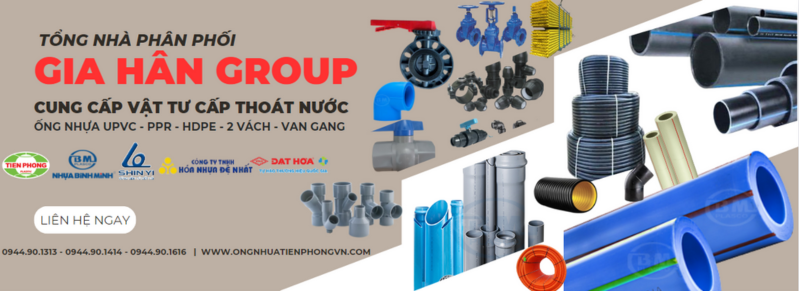 Gia Hân Group phân phối Ống Nhựa PPR 20 Tiền Phong