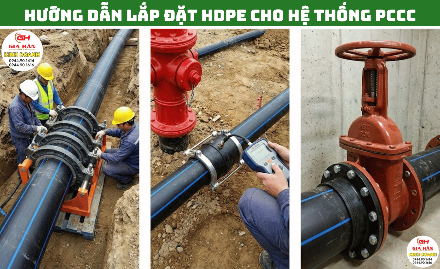 Hướng Dẫn Lắp Đặt HDPE Cho Hệ Thống PCCC