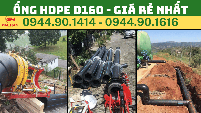 ỐNG HDPE D160 - GIÁ RẺ NHẤT.png
