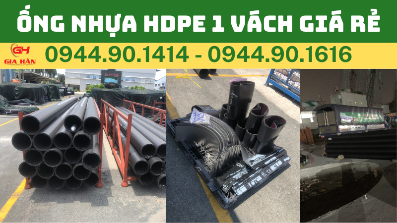 Ống nhựa HDPE 1 vách là sản phẩm chất lượng cao, được sử dụng rộng rãi trong các hệ thống dẫn nước nhờ vào độ bền, tính linh hoạt và khả năng chống ăn mòn tốt. Sản phẩm này được sản xuất từ nhựa HDPE, đảm bảo độ bền và khả năng chịu áp lực cao, phù hợp cho các hệ thống dẫn nước sinh hoạt và công nghiệp.