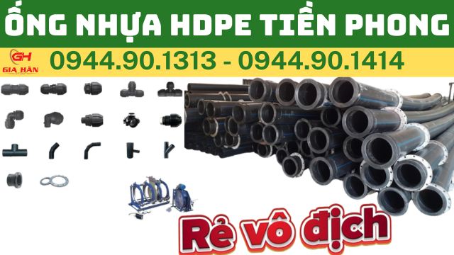 "Ống nhựa HDPE Tiền Phong - Bảng giá và thông số kỹ thuật"