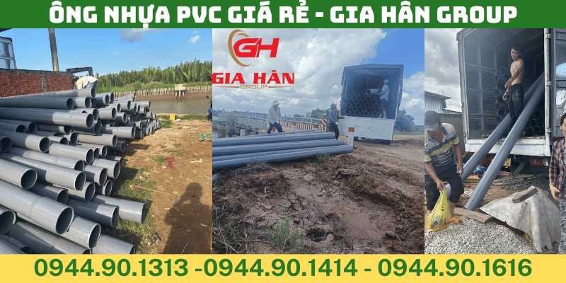 Ống nhựa PVC 160 giá rẻ được phân phối bởi Gia Hân Group