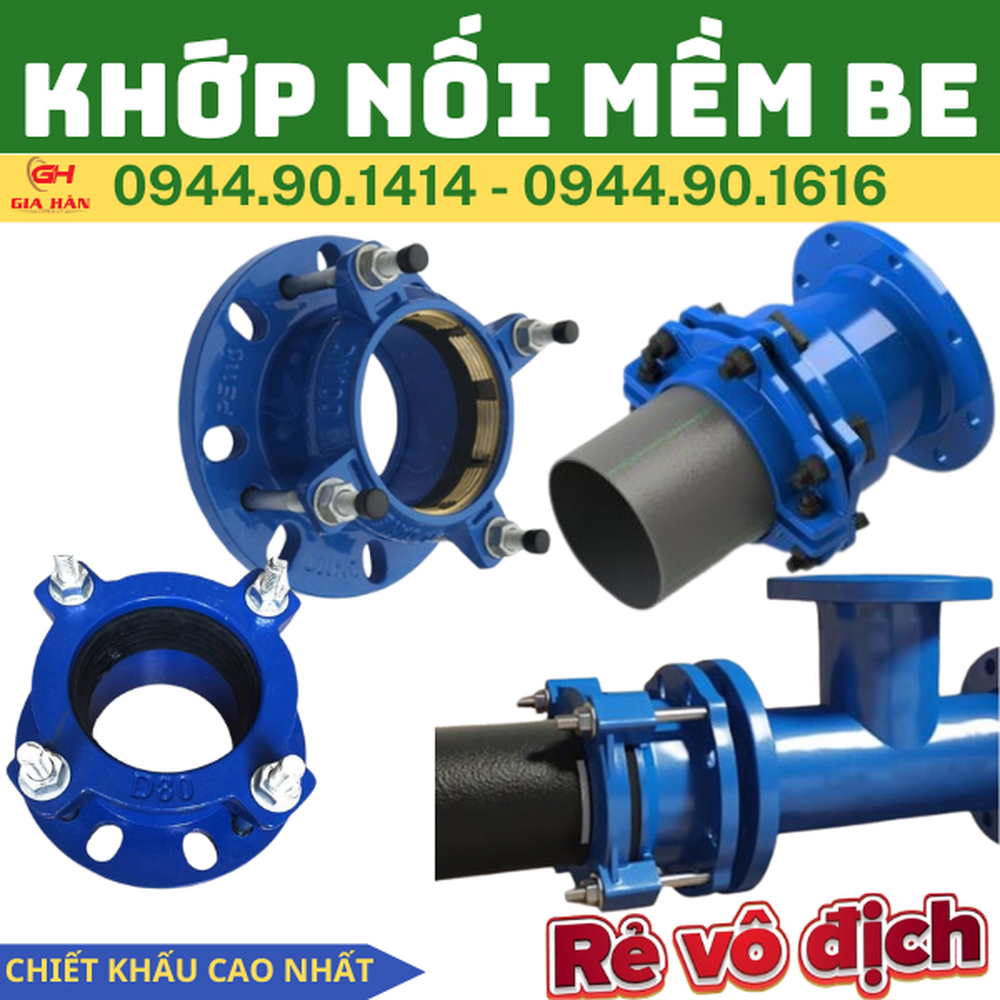 Khớp Nối Mềm BE - Mối Nối Mềm Gang
