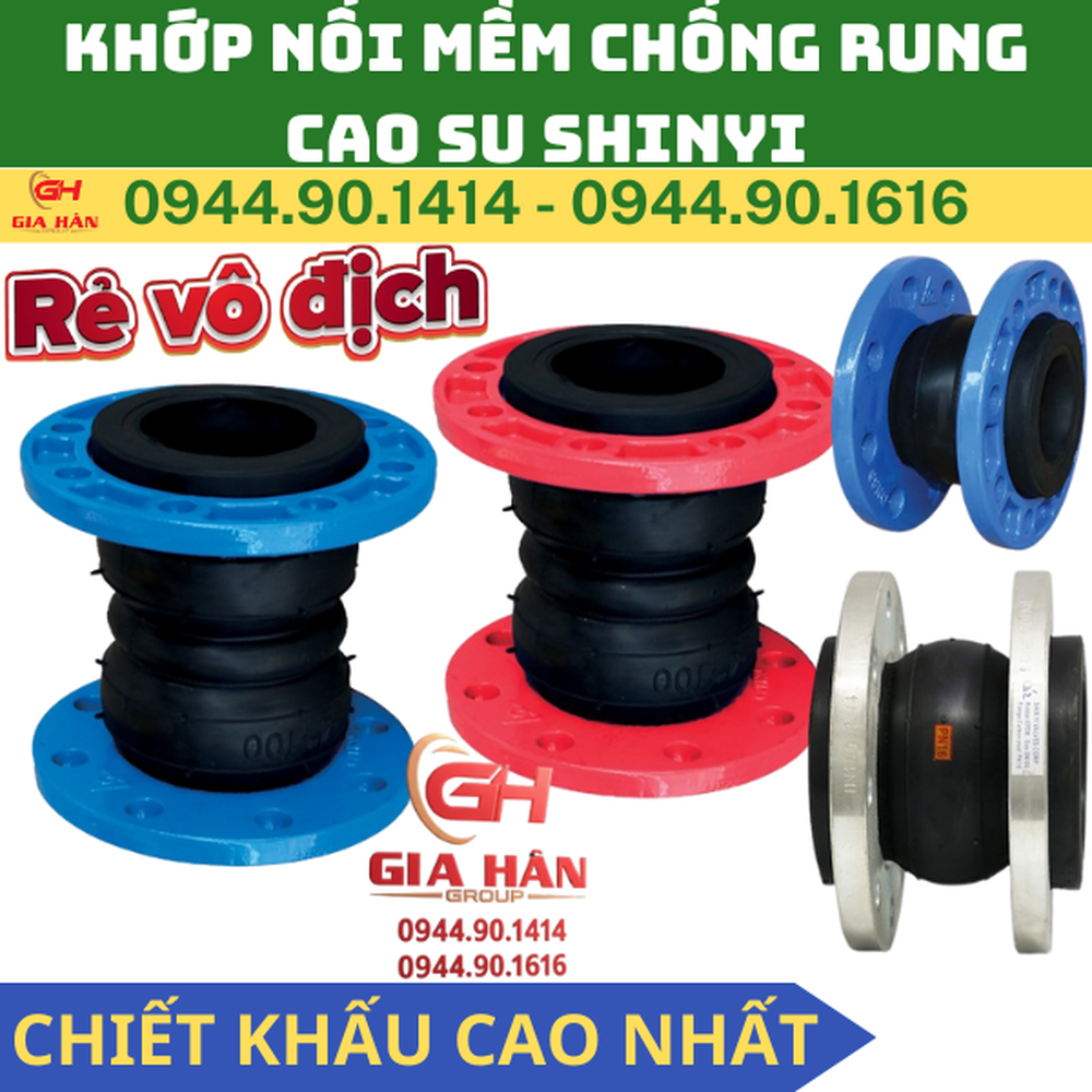 Khớp Nối Mềm Chống Rung Cao Su Shinyi