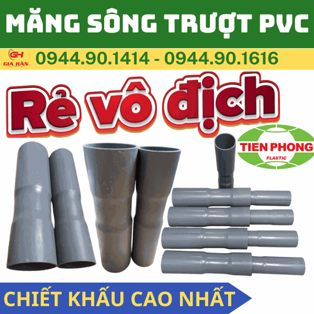 Măng Sông Trượt PVC l Nhựa Tiền Phong l Giá Rẻ Nhất