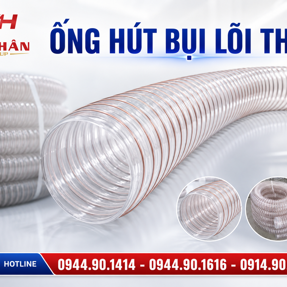 Ống Hút Bụi Lõi Thép – Giải Pháp Tối Ưu Cho Hệ Thống Hút Bụi Công Nghiệp 2026