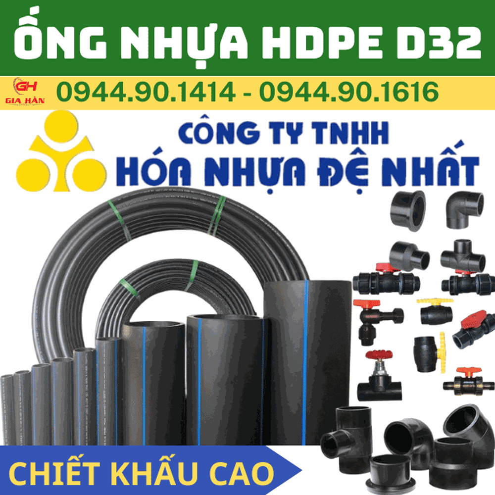 Ống HDPE D32 l Nhựa Đệ Nhất l Giá Rẻ Nhất