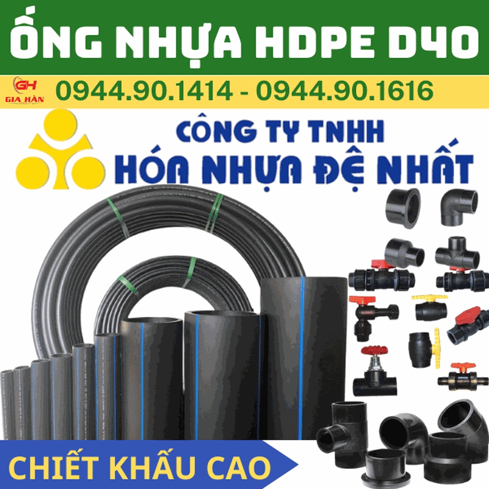 Ống HDPE D40 l Nhựa Đệ Nhất l Giá Rẻ Nhất