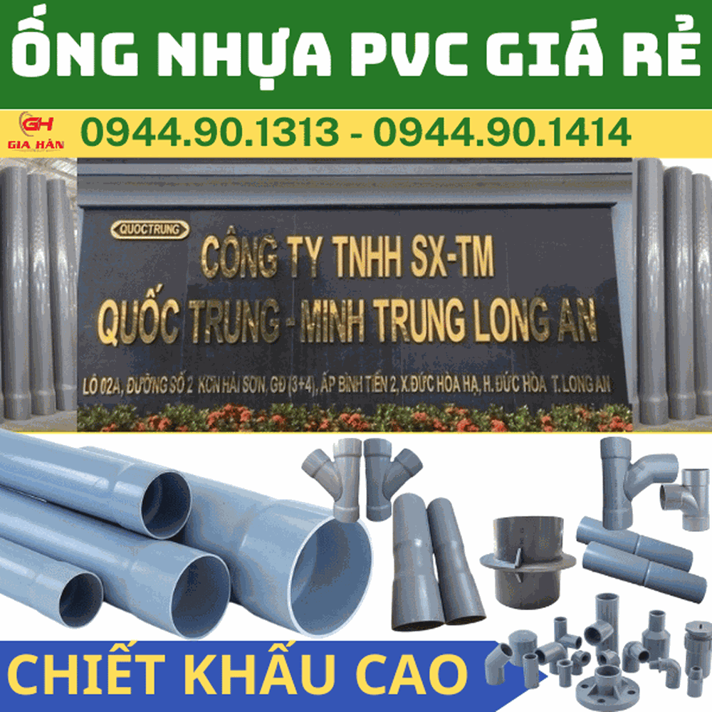 Ống PVC Quốc Trung l Ống Nhựa PVC Giá Rẻ