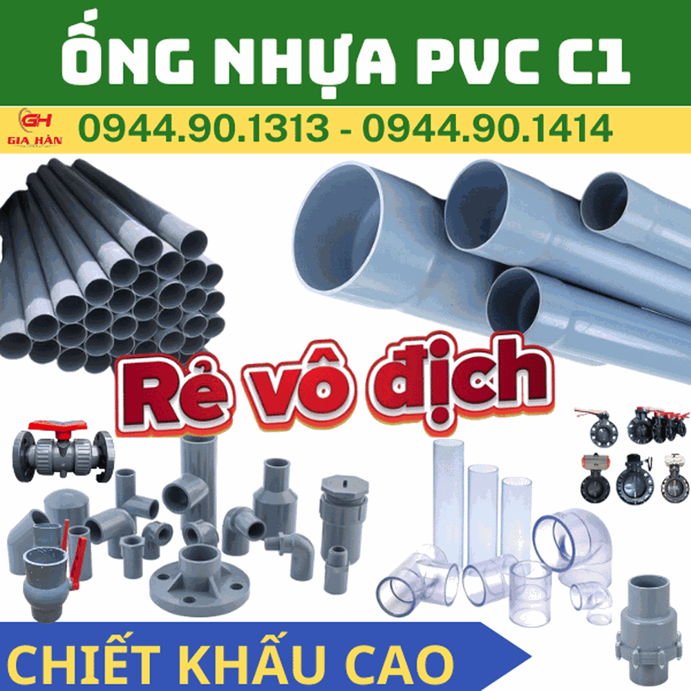 Ống PVC Tiền Phong C1 l Ống PVC Class 1 l Giá Rẻ Nhất