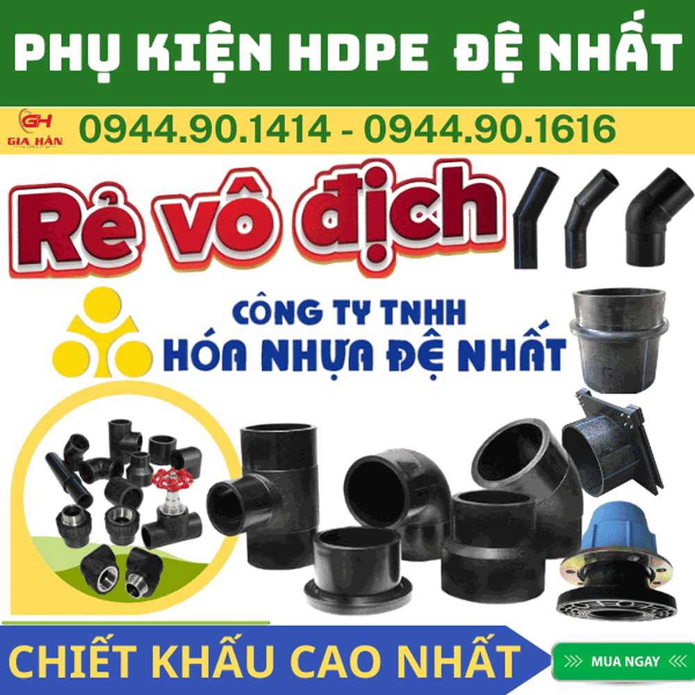 Bảng Giá I Quy Cách Phụ Kiện HDPE l Nhựa Đệ Nhất