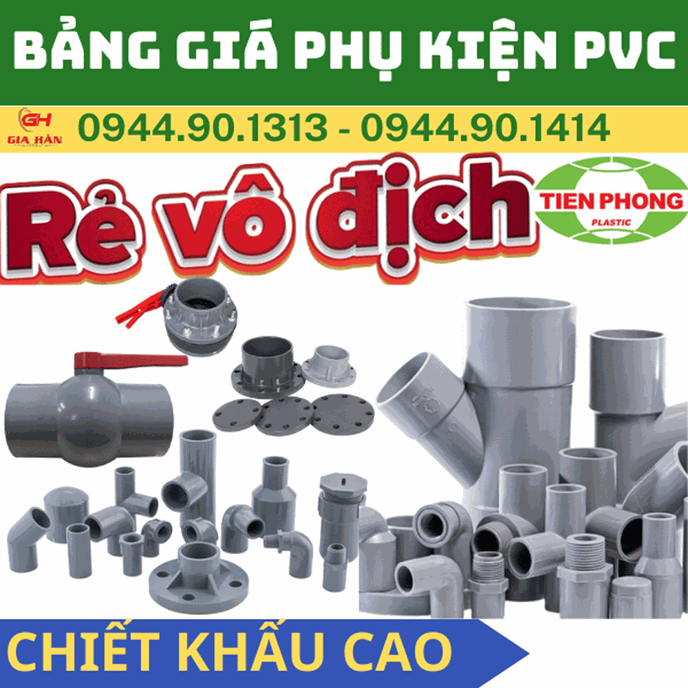 Bảng Giá Phụ Kiện Nhựa PVC l Nhựa Tiền Phong l Giá Rẻ Nhất