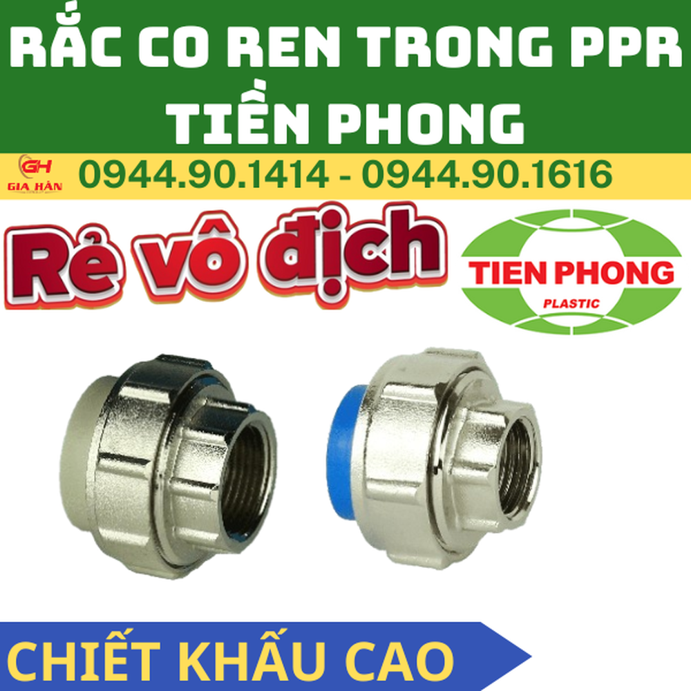 Rắc Co Ren Trong PPR Tiền Phong l Khớp Nối Sống PPR Ren Trong
