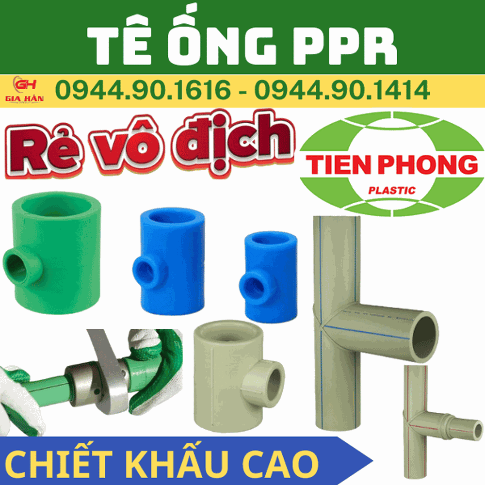 Tê PPR Tiền Phong l Ba Chạc 90 Độ PPR