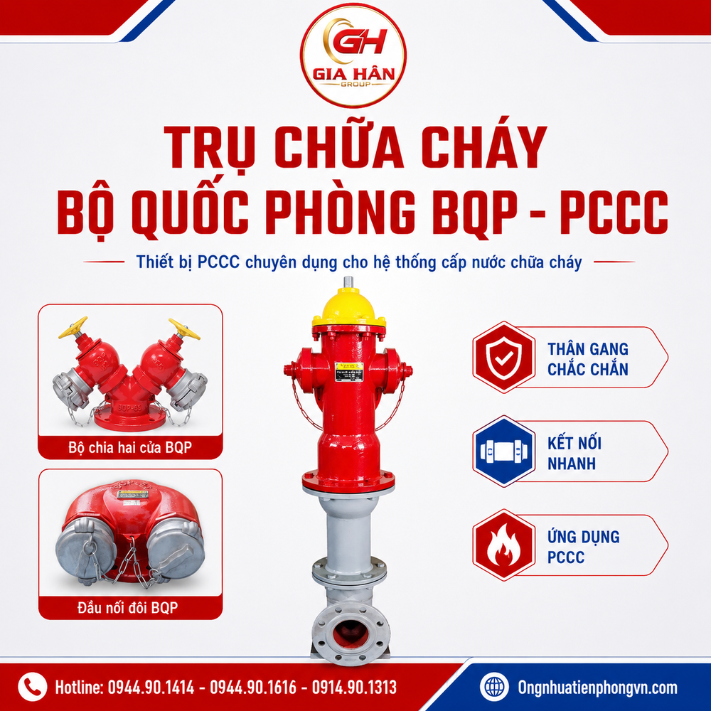 Trụ Chữa Cháy Bộ Quốc Phòng BQP - PCCC