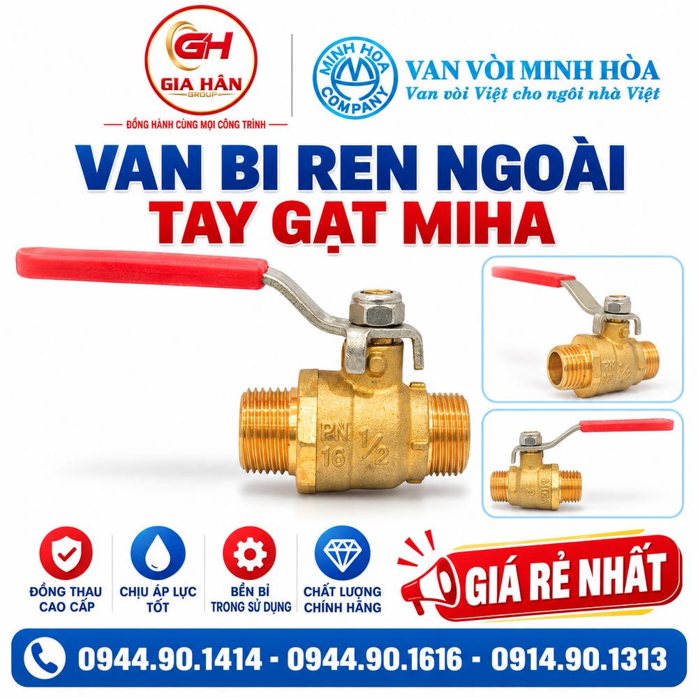 Van Bi Ren Ngoài Tay Gạt MIHA