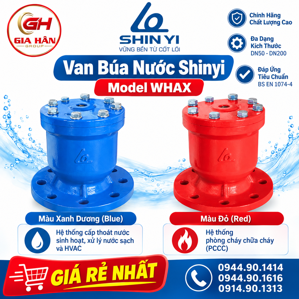 Van Búa Nước Shinyi (Model WHAX)