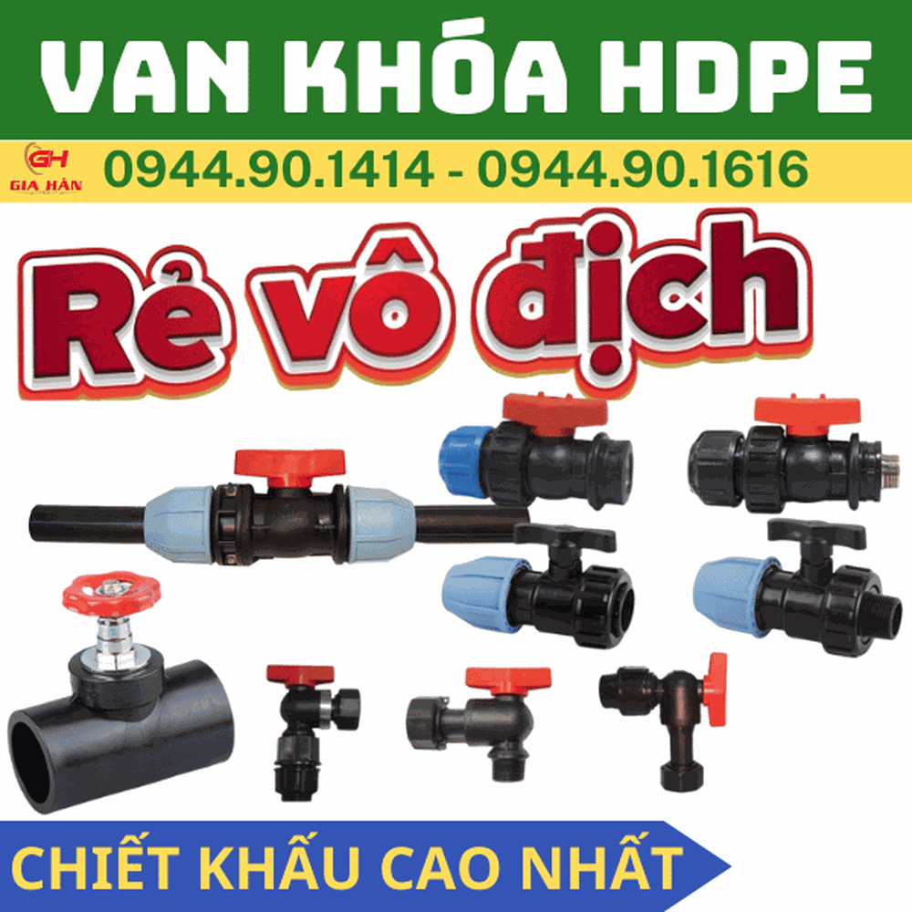 Van Khóa Nhựa HDPE