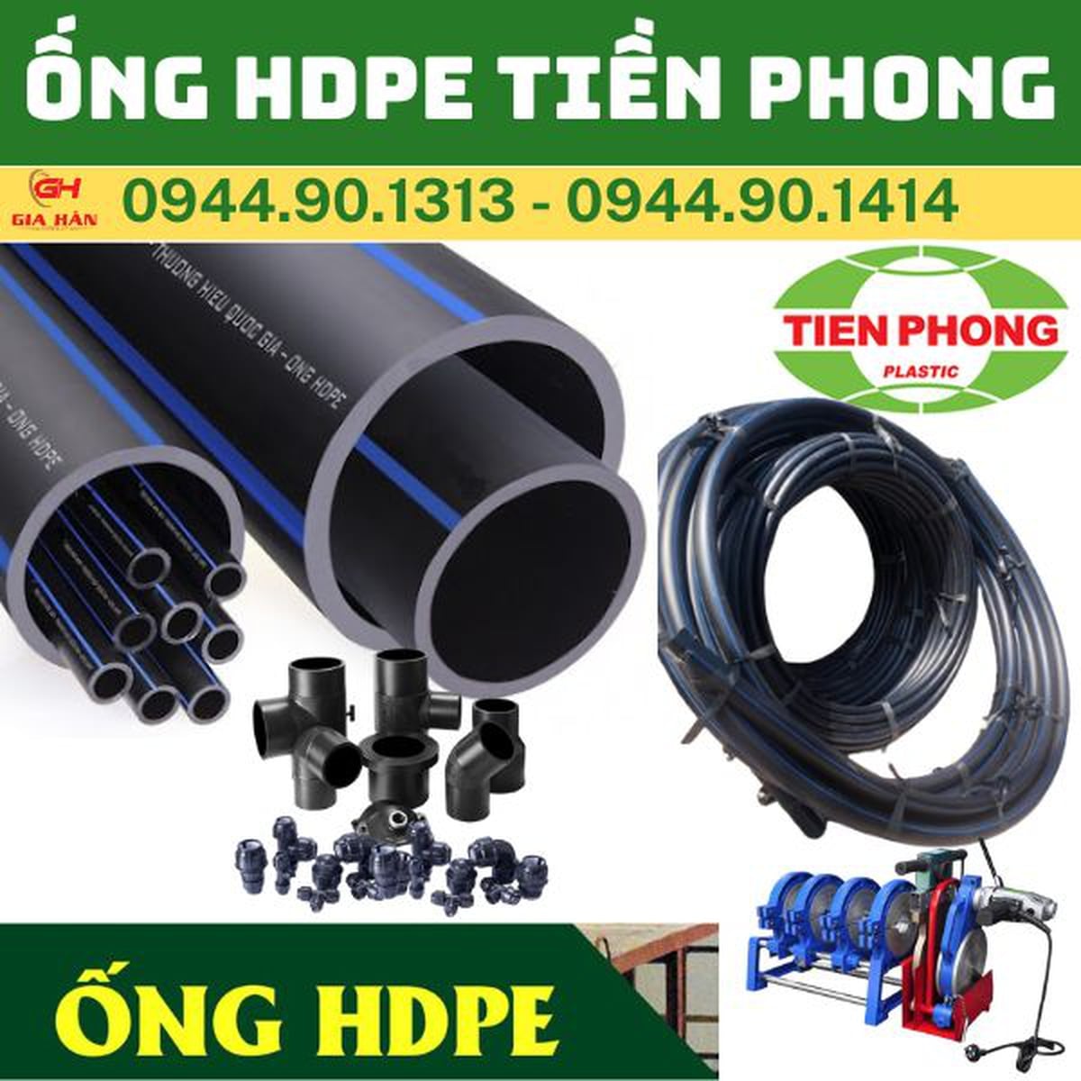 Ống HDPE Tiền Phong: PE100, SDR, PN & Bảng Giá 2026