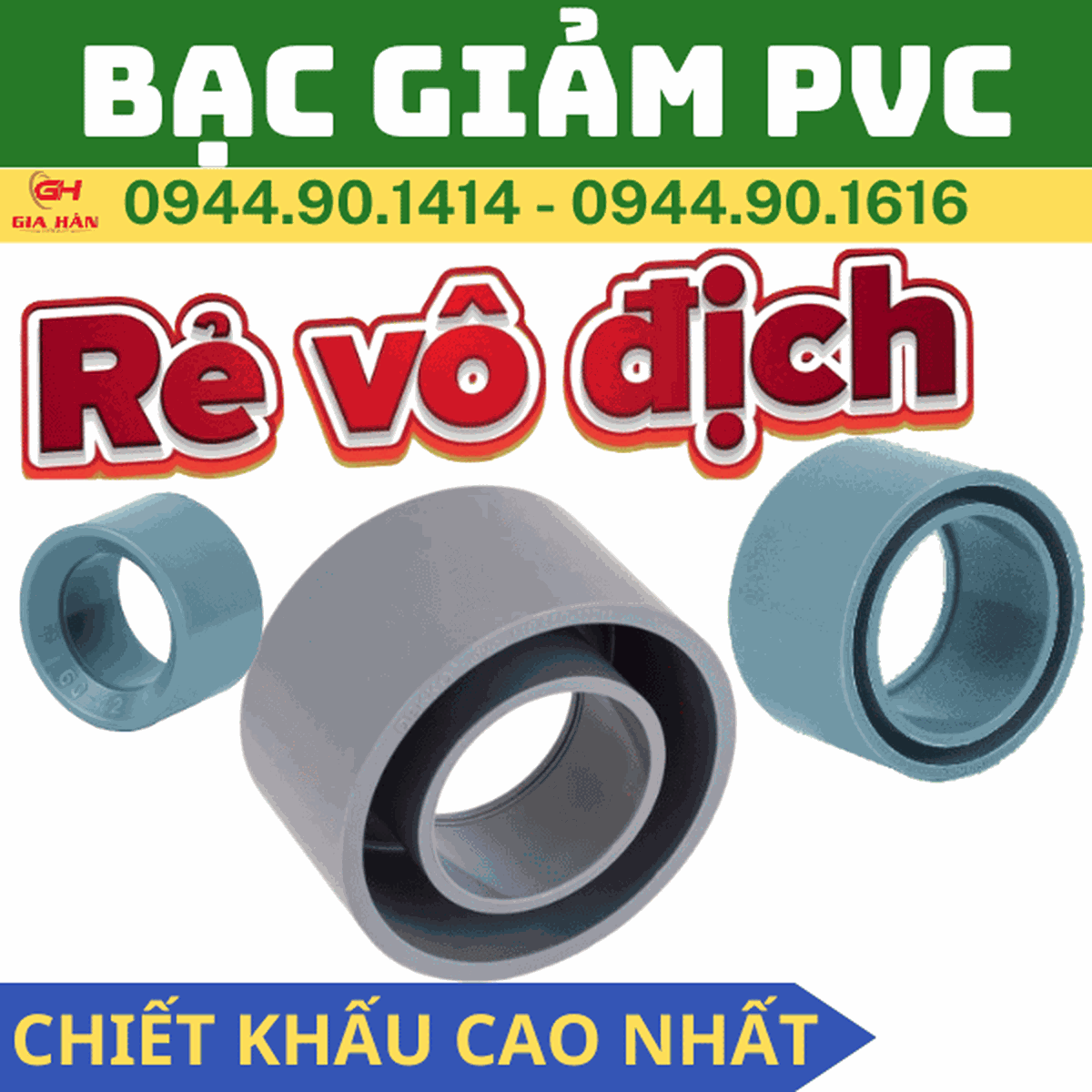 Bạc Chuyển Bậc PVC - Bạc Giảm uPVC