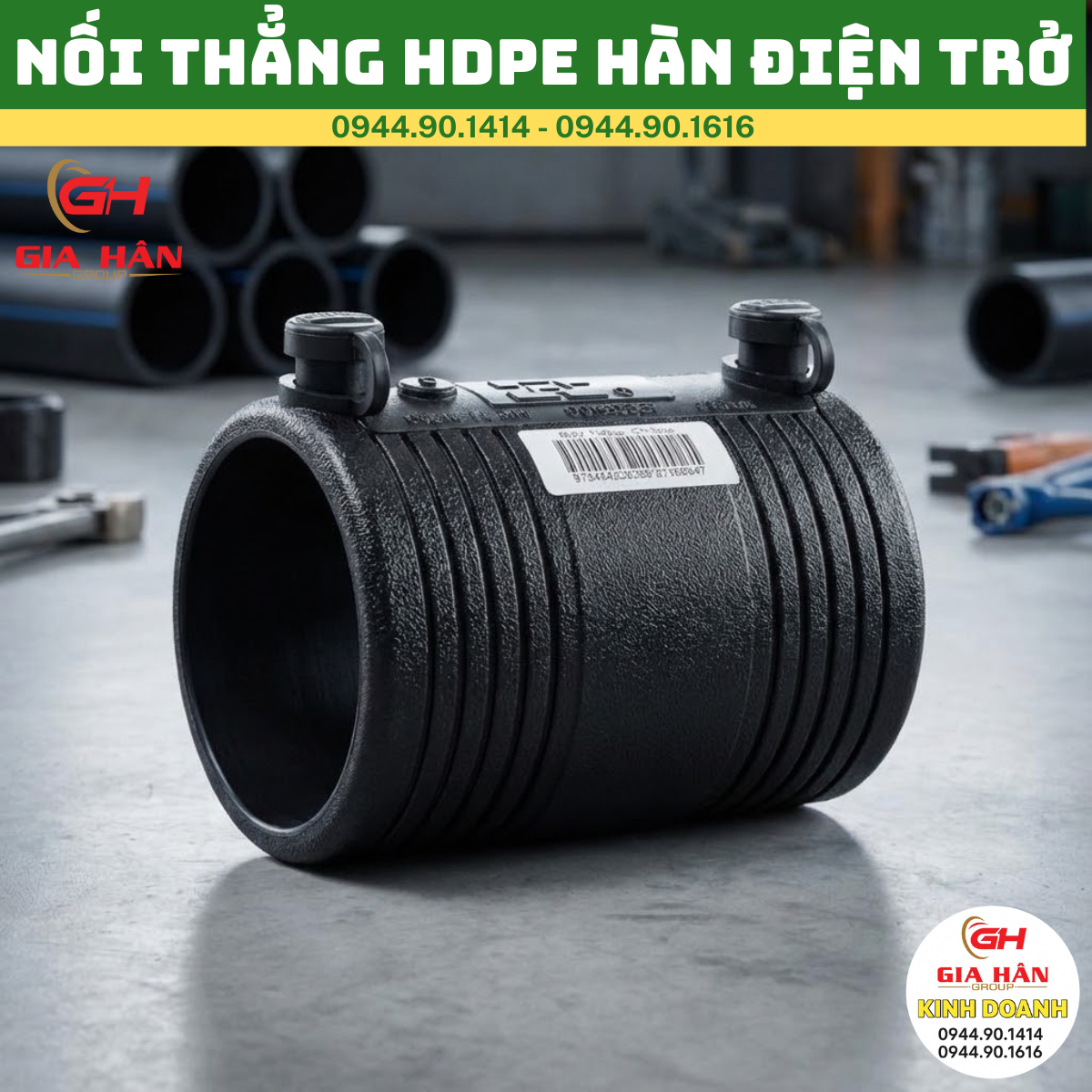 Nối Thẳng HDPE Hàn Điện Trở