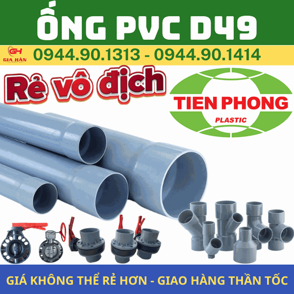 Ống PVC D49 Tiền Phong: Quy Cách, Độ Dày, PN Và Giá Bán