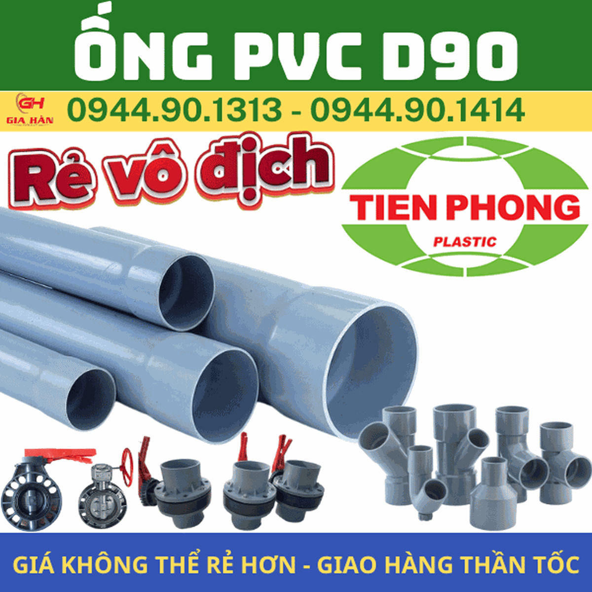 Ống PVC D90 Tiền Phong – Thông Số, Quy Cách & Giá 2026