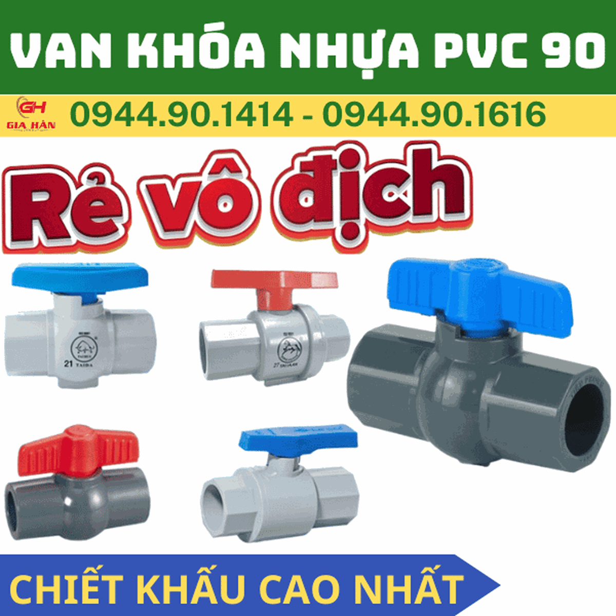 Van Nhựa PVC Phi 90 l Van Khóa Nước PVC D90