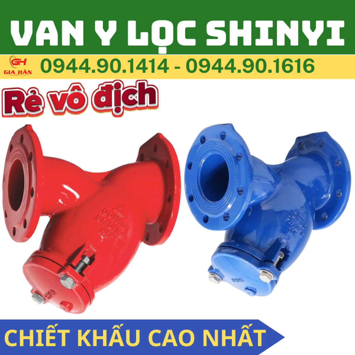 Van Y Lọc Gang - Van Lọc Chữ Y Thân Gang